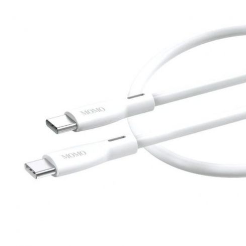 Momo MO-011106 Type-C to Type-C Cable 25W Fast Charging - White