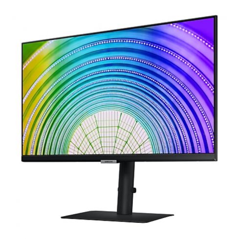  سامسونج شاشة 24 بوصة - 75 هرتز - QHD، LS24A600UCMXEG - أسود