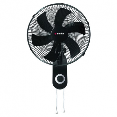 زادا مروحة حائط، 3 سرعات، 20 بوصة، ZWF-260 - أسود