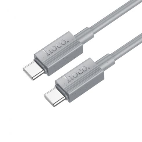 Hoco Cable X107 Favor Type-C To Type-C 60W 1M - Gray