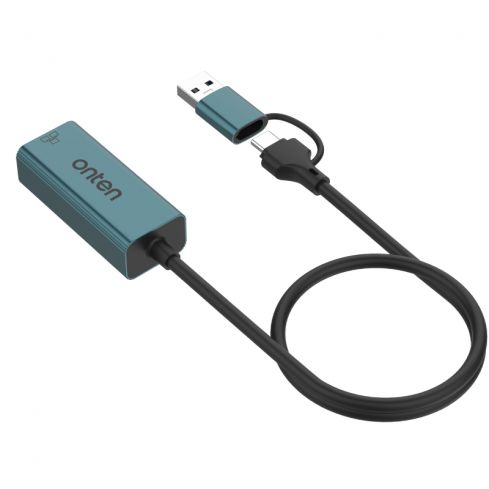 Onten USB to Ethernet Adapter, UE106 - Green 
