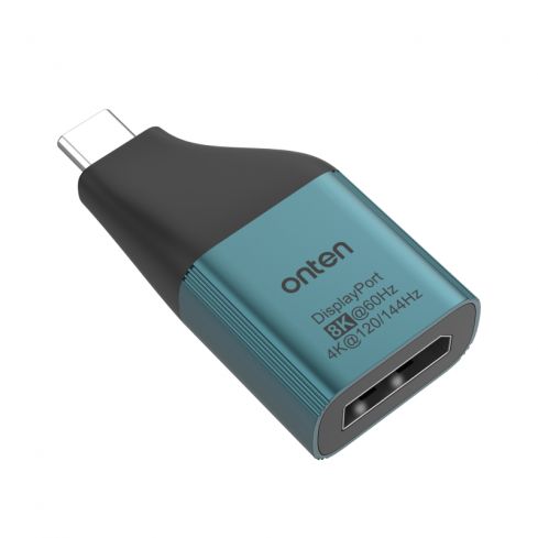 اونتن كابل OTN-UC103 USB-C إلى منفذ العرض (DP) F بدقة 8K وتردد 60 هرتز/4K وتردد 120 هرتز - أخضر