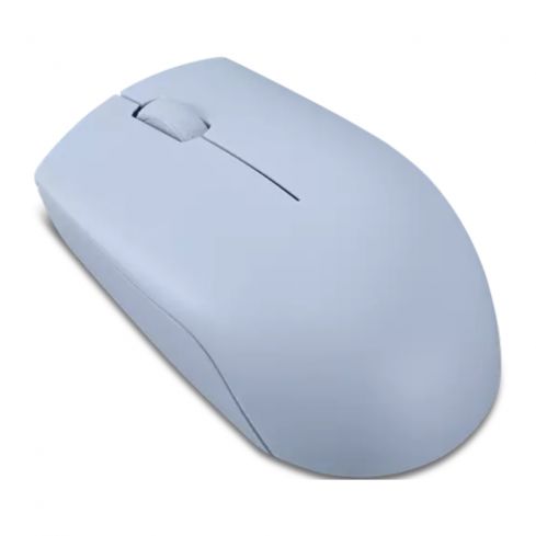 Lenovo 300 Wireless Compact Mouse with battery - GY51L15679 - Frost Blue