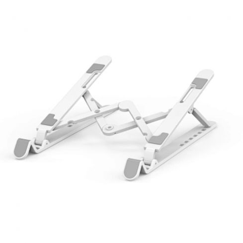 WiWU Easy to Take Metal Laptop Stand Foldable Aluminium Laptop, S500 - Silver