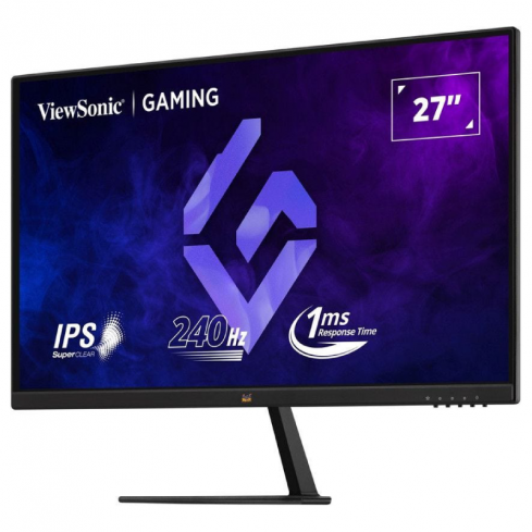 فيوسونيك شاشة ألعاب VX2779A HD PRO مقاس 27 بوصة وتردد 240 هرتز ووقت استجابة 1 مللي ثانية بتقنية FHD IPS - أسود