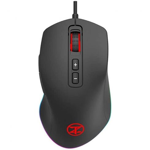 Techno Zone V-68-FPS Wired RGB Gaming Mouse - Black 