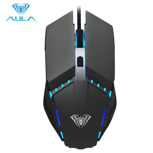 Aula S31 USB Wired Gaming Mouse RGB lighting - Black