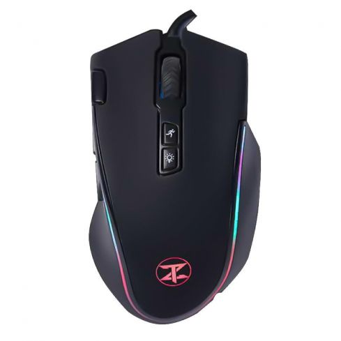 Techno Zone V-6 Wired Gaming Mouse - Black