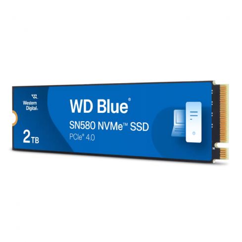 محرك أقراص الحالة الصلبة الداخلي ويسترن ديجيتال WD Blue SN580 NVMe سعة 2 تيرابايت SSD - WDS250G3B0E