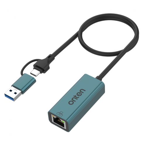 Onten USB to Ethernet Adapter, UE106 - Green 