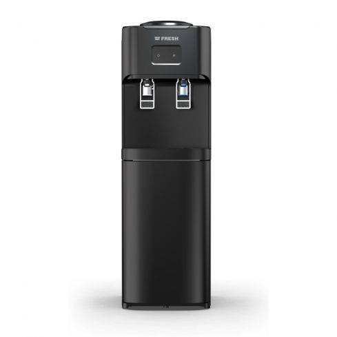 Fresh Water Dispenser 2 Faucets Closed Cabin, FW-17VFB2 - Black