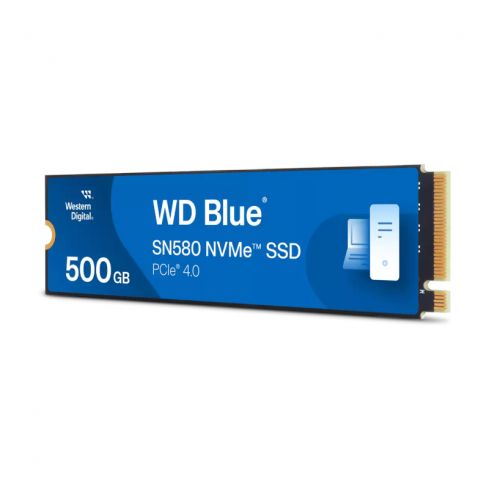 ويسترن ديچيتال قرص الحالة الصلبة الداخلي بسعة 500 جيجابايت - WD Blue SN580 NVMe - رقم الطراز WDS250G3B0E