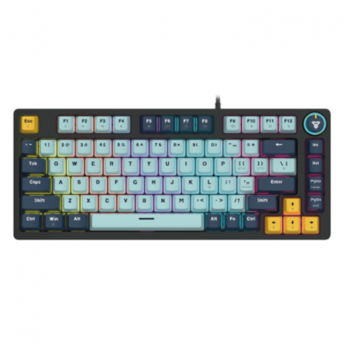 فانتيك MK875V2 لوحة مفاتيح ألعاب سلكية  - أزرق سماوي