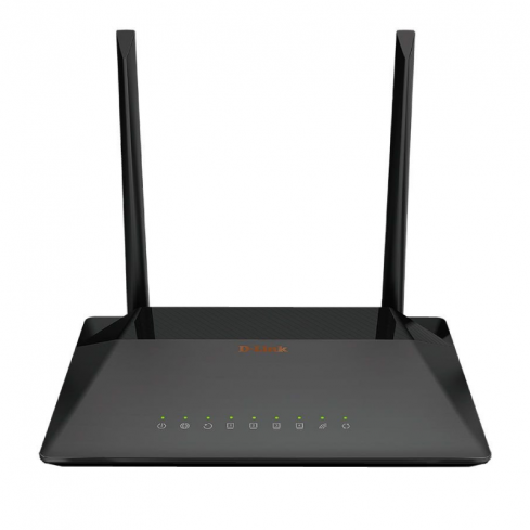 دي-لينك DSL-224 مودم راوتر لاسلكي N300 VDSL2/ADSL2+ - أسود