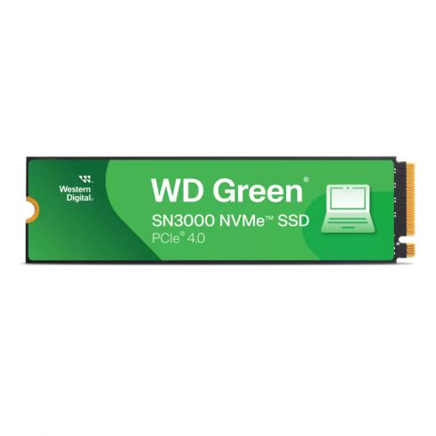 قرص تخزين داخلي SSD من ويسترن ديجيتال WD Green SN3000 NVMe سعة 500 جيجابايت - WDS500G4G0E