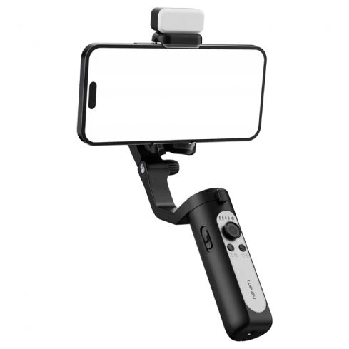 Hohem Isteady XE Kit 3-Axis Smartphone Stabilizer With A Magnetic Fill Light - Black