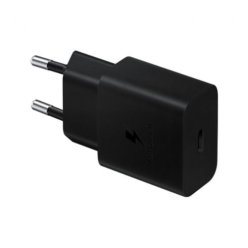 شاحن سامسونج، 15 وات، منفذ تايب سي ، اسود - EP-T1510 