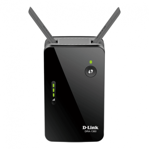 دي-لينك AC1300 موسّع نطاق شبكي، موديل DRA-1360 – أسود