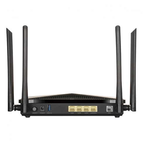 دي-لينك DSL-245 مودم راوتر لاسلكي ADSL2+/VDSL2 - أسود
