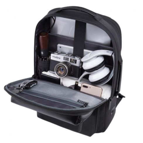 Bange 019 Mens Transformation School Laptop Backpack - Black