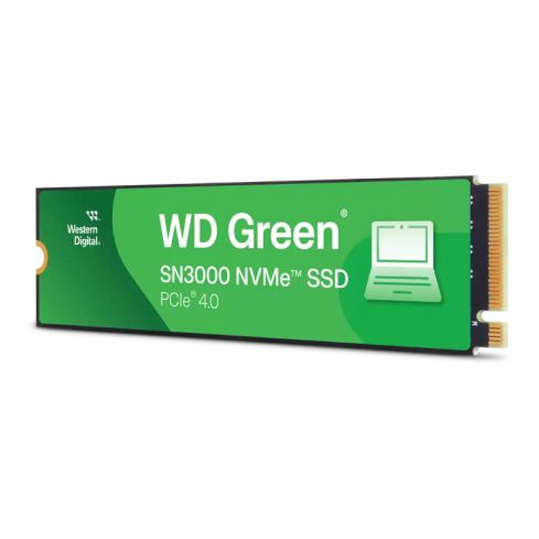 قرص SSD داخلي ويسترن ديجيتال WD Green SN3000 NVMe سعة 1 تيرابايت - WDS100T4G0E