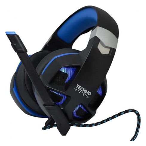 Techno zone K60 Black Wired Gaming Headphone - Black