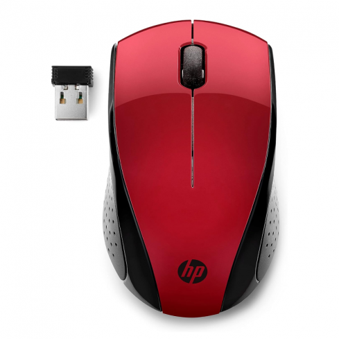 اتش بى ماوس لاسلكى 220 - أحمر
