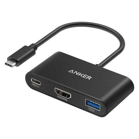 Anker PowerExpand 3-in-1 USB-C PD Hub, A8339HA1 - Black