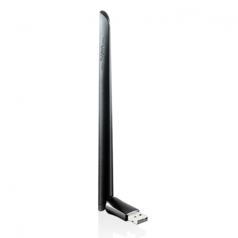 دي لينك AC600 محول USB لاسلكي عالي الكسب ثنائي النطاق DWA-172\EU  - أسود