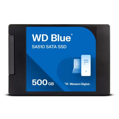 قرص SSD داخلي من ويسترن ديجيتال SA510 ساتا، سعة 500 جيجابايت - أزرق