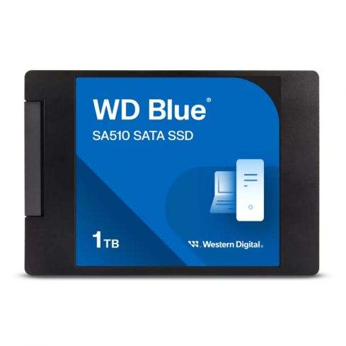  هارد SSD داخلي ويسترن ديجيتال دبليو دي بلو SA510، سعة 1 تيرا، 2.5 انش SATA، اسود - WDS100T3B0A