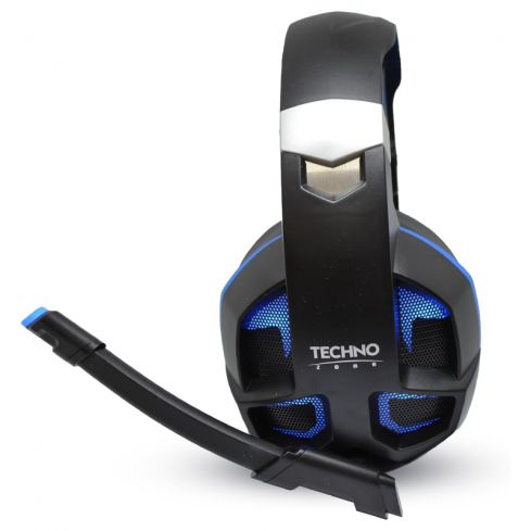 Techno zone K60 Black Wired Gaming Headphone - Black