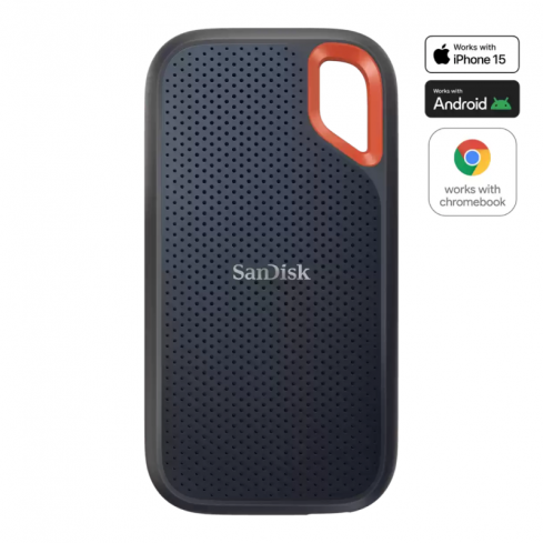 SanDisk Extreme Portable SSD 4TB, SDSSDE61-4T00-G25 - Black