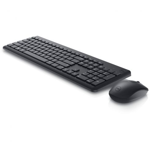 Dell Wireless Keyboard and Mouse, KM3322W - Black