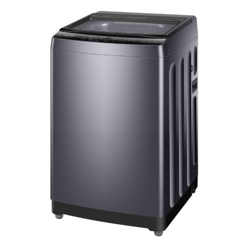  هاير غسالة ملابس تحميل علوي سعة 10 كجم، HWM100-316S8 - فضي غامق