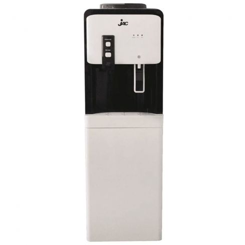 Jac Water Dispenser, 2 Faucets (Cold + Hot), Top Loading, Container , White*Black  , NGWD-2225C