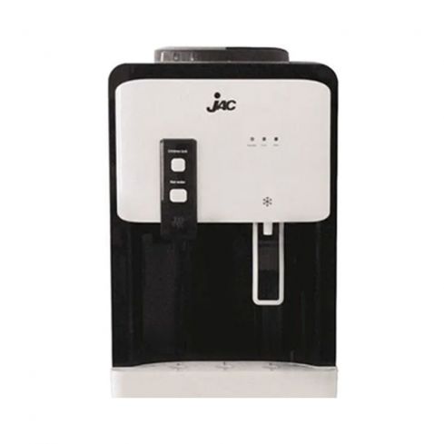 Jac Water Dispenser, 2 Taps Cold + Hot, Top Loading, Container , White*Black  , NGWD-2225C