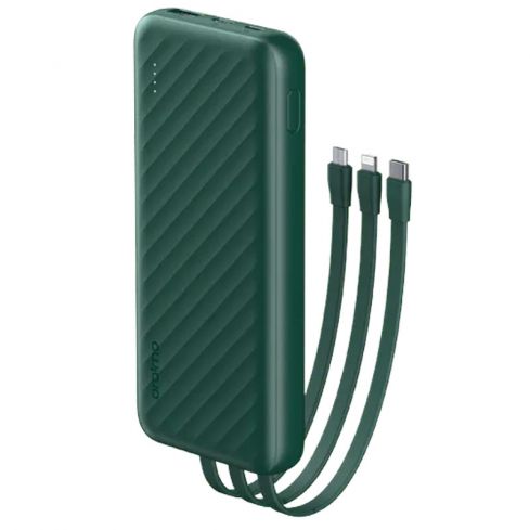 Oraimo Slice Link 10000mAh Powerbank Fast Charging 12W , Green - OPB-P5101