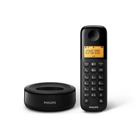 philips Cordless Phone D1601B/63 - Black