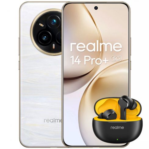 ريلمي 14 برو+ 5G، رامات 12 جيجابايت، 256 جيجابايت - أبيض