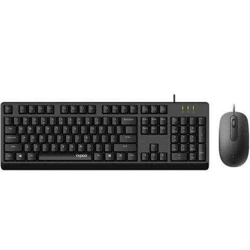 Rapoo X130 Pro Combo Mouse&Keybord Wired - Black