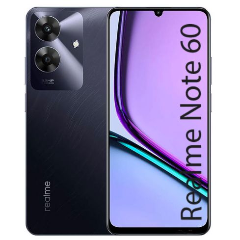 Realme Note 60 4GB RAM, 128GB - Black 