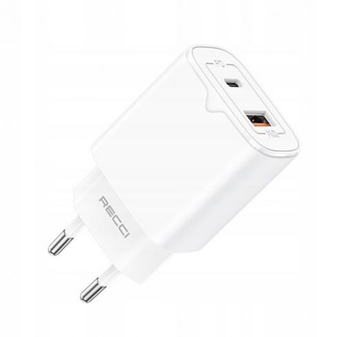 Recci RC-49E Home Charger Adapter 20W - White