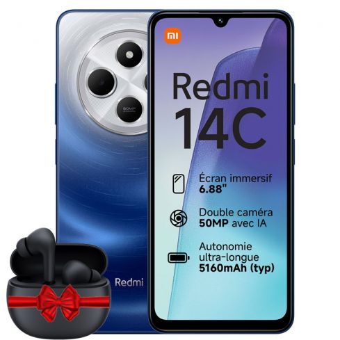 Xiaomi Redmi 14C 6GB RAM , 128GB - Starry Blue
