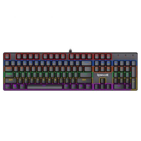 Redragon K608R Gaming Keyboard Wired VALHIM - Red Switch