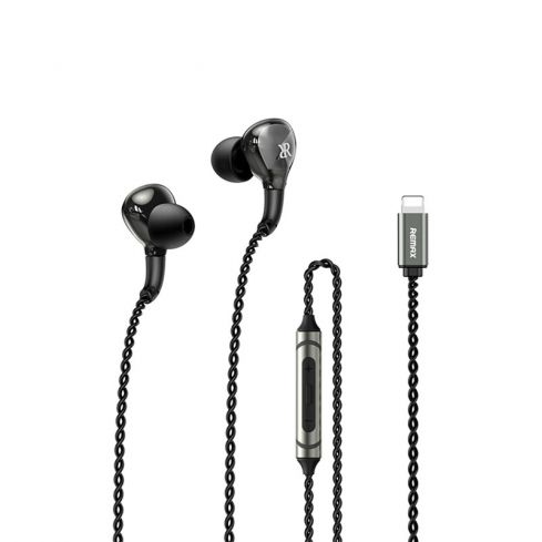 REMAX RM-616I Wired Earphone Lightning - Black