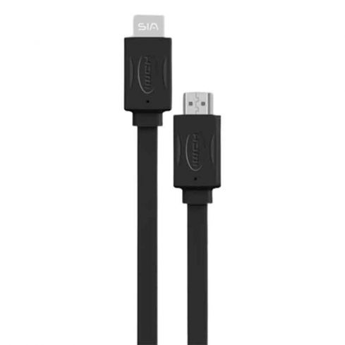 Sia PVC Flat Cable HDMI To HDMI 4K , 1.5M , SI-HD021B - Black