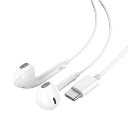 SIKENAI i7S Earphone Wired Type-C Stereo Music - White