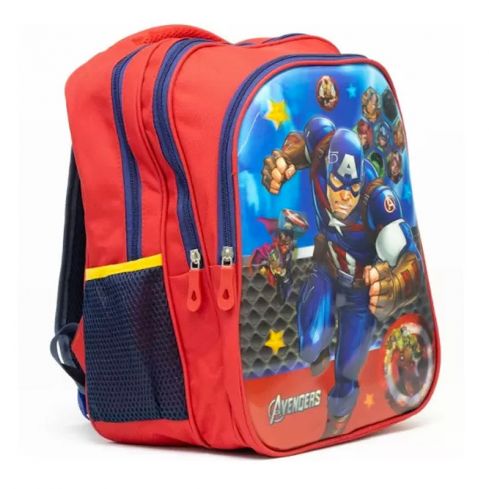 Smart Gate SG-9193 Carrying Avengers Backpack Kids Bundle - Red