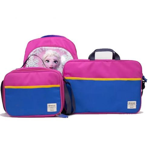 Smart Gate SG-9196 School Backpack Bundle Carrying Frozeen Kids - Pink